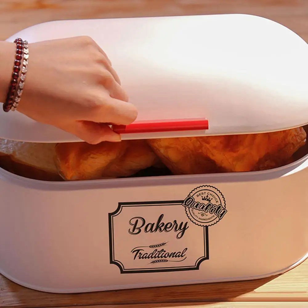 

70% Dropshipping!!Household Bread Box food Snacks Bread Organizer Storage Box Stand Container