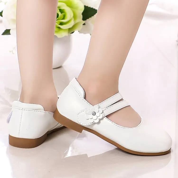 Mädchen Casual Wohnungen Mode Prinzessin Blume Mädchen Mary Janes Flache Weiche Mit Blumen Kinder Schuhe Für Hochzeit Party Geburtstag Süße – Detail 13