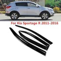For Kia Sportage R 2011 2012 2013 2014 2015 2016 Window Visor Rain Guard Weather Shield Wind Deflector Slim Trim Awning Shelter