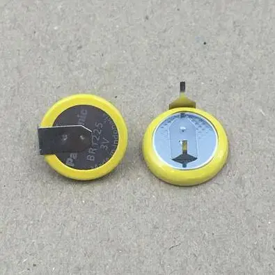 2PCS/LOT BR1225 1225 3V Button battery with welding feet High temperature operating temperature -30 to 80 degrees