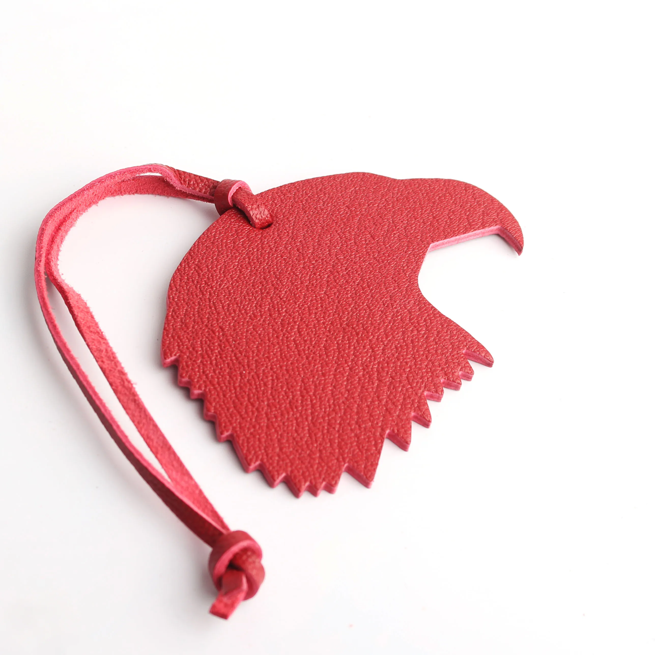 Cute Genuine 100% Full Grain Leather Alligator Camel Owl Eagle Keychain Backpack Pendant Animal Women Bag Charm Accessories