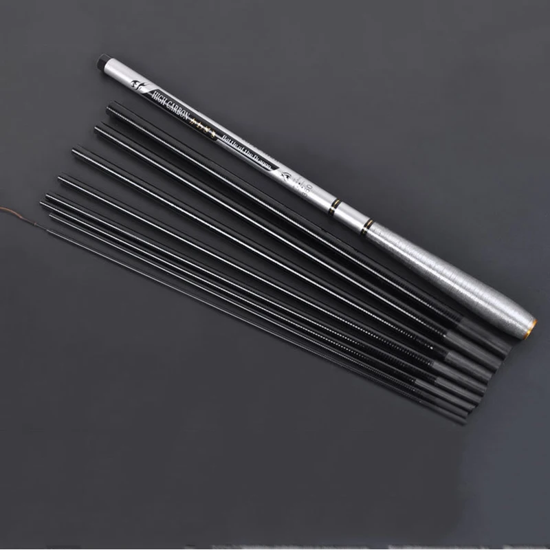 Mini Carbon Fiber Stream Fishing Rod Telescopic Ultra Short Ultra Light Fishing Pole for Freshwater Portable Ultralight Lake