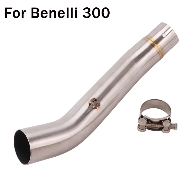 Slip On For Benelli 300 302S 600 BJ300 BN600 TNT600 Motorcycle Exhaust Escape Modify Middle Connection Link Pipe Exhaust Pipe