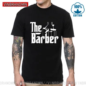2020 Hot Latest summer collection Parody design The Godfather The Barber T shirt men Leisure tee shirt mens casual basic T-shirt