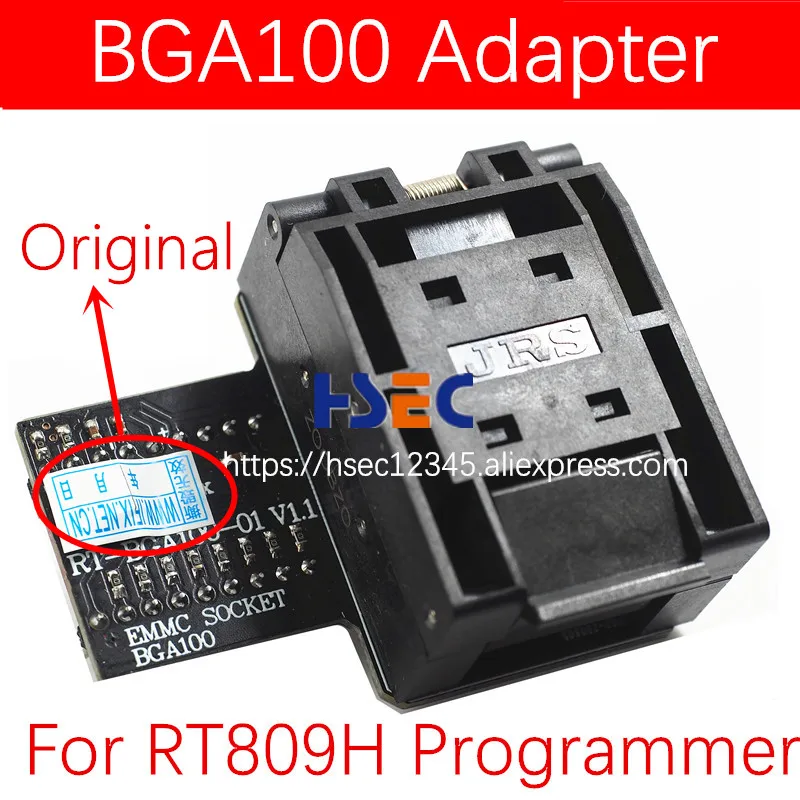 Adaptador Original RT-BGA100-01 para Programadores RT809H/RT809HSE: Análise Técnica e Uso Prático com o Chip RT169