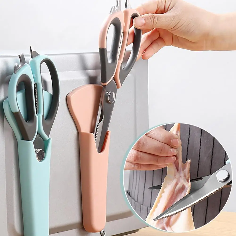 

Multifunctional Stainless Steel Kitchen Chicken Bone Scissors Peel Poultry Shear sharp cut scissors cutting poultry bone peeling