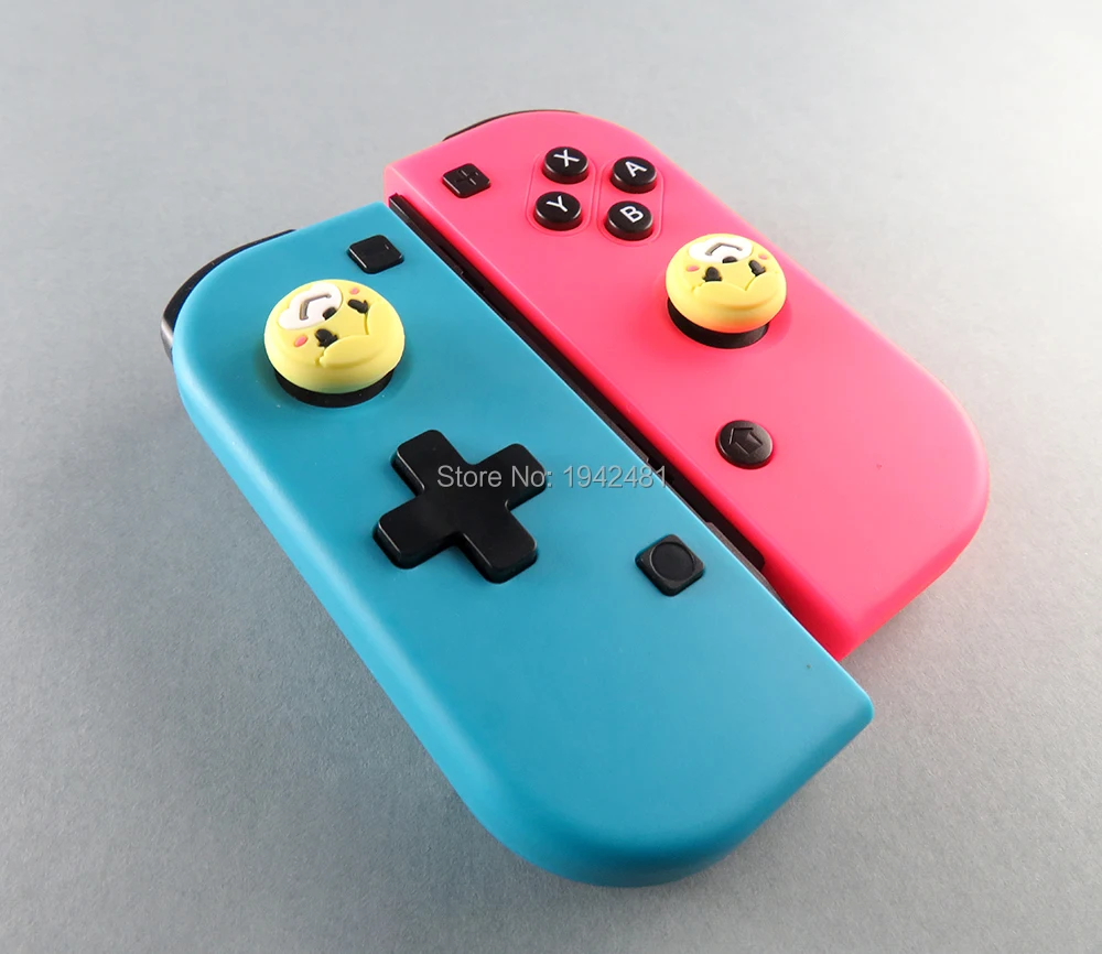 300PCS For Nintendo Switch Lite Joy Con Tree Leaf Bell Crossing Joystick Thumb Grip Cover Case Analog Stick Caps