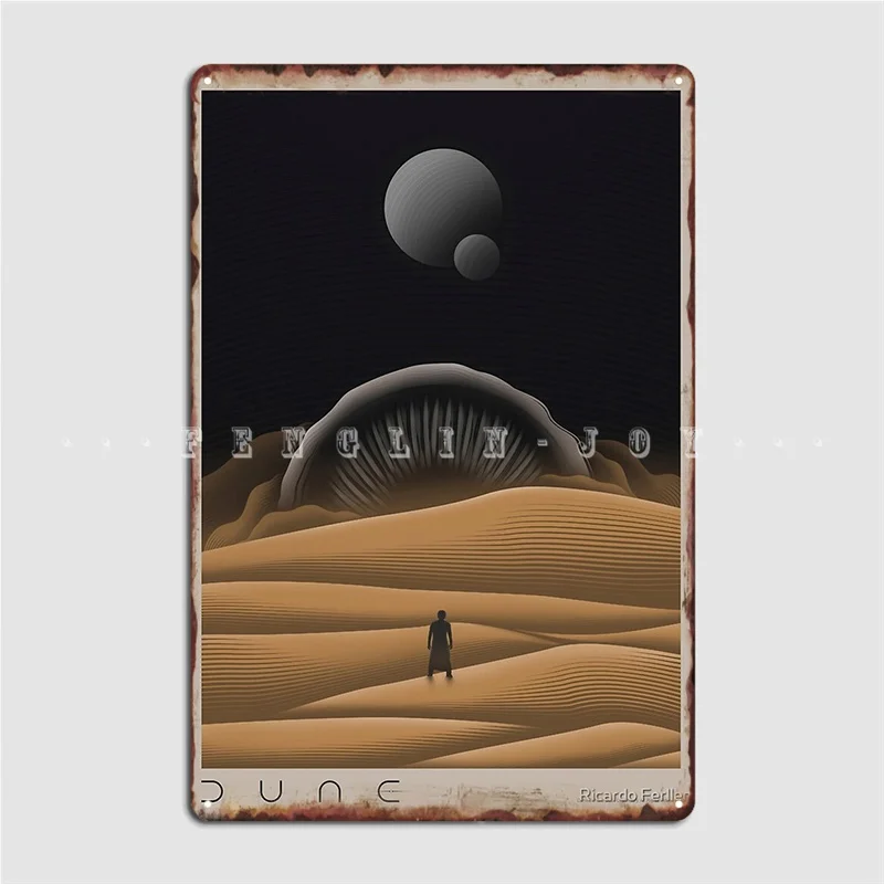 Dunes Arrakis Metal Plaque Poster Plates Club Bar Club Create Tin Sign Poster