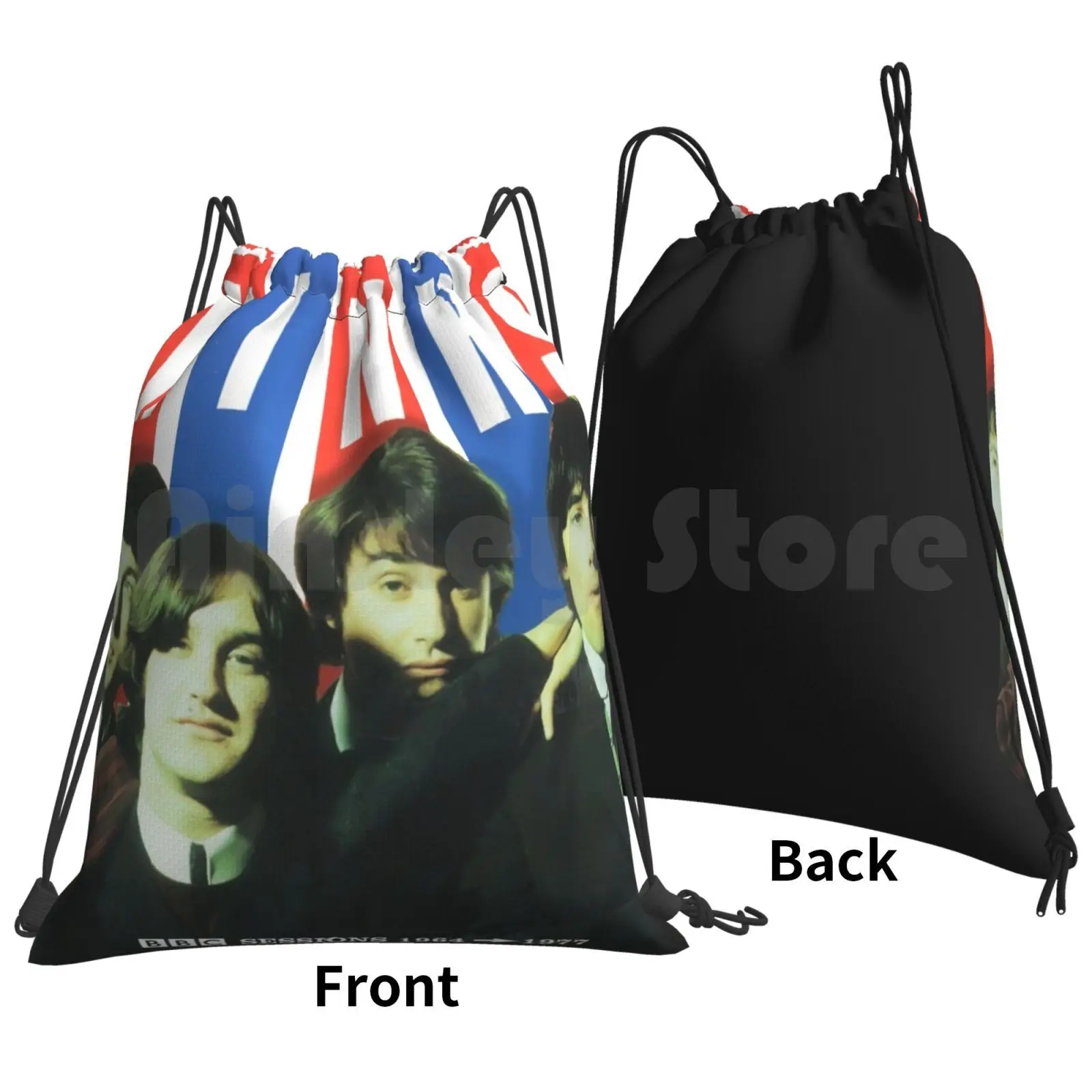 Who Come Dancing Backpack Drawstring Bag Riding Climbing Gym Bag The Kinks Animals Hollies Byrds Band Yardbirds