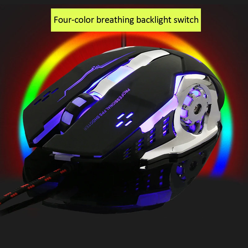 Wired/Wireless Gaming Mouse with Silent LED Backlit 8D 3200 DPI Adjustable USB Optical Ergonomic  Mouse For Laptop/PC/Computer