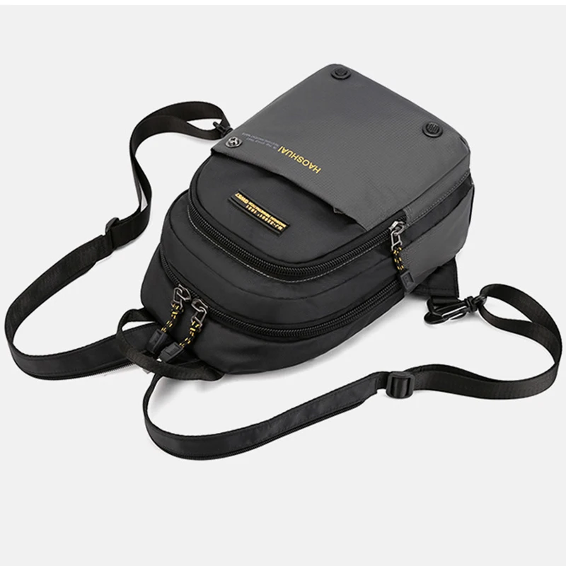 Männer Kleine Rucksack Rucksack Messenger Cross Body Brust Taschen Mehrzweck Military Reise Nylon Männlichen Mode Daypack Rucksack – Detail 24