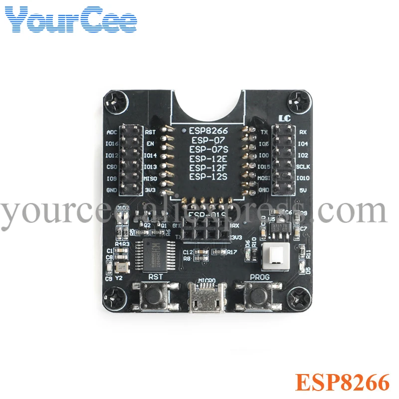 ESP8266 ESP-WROOM-32 Development Board Test Programmer Socket Downloader Burning Fixture Tool for ESP-01 ESP-12S ESPWROOM-32