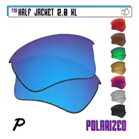 Lentes de repuesto polarizadas EZReplace para gafas de sol Oakley Half Jacket 2.0 XL, múltiples opciones