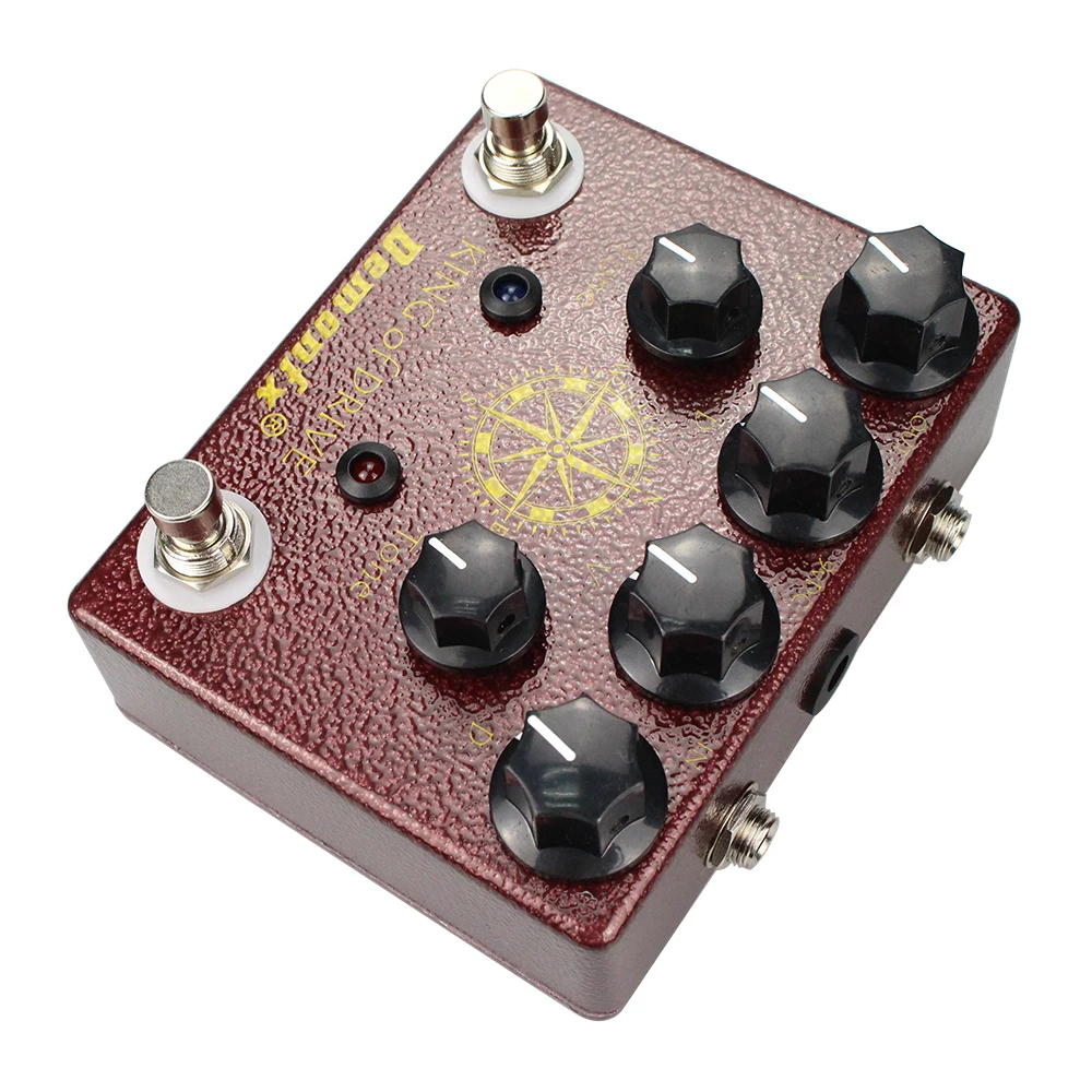 Nuovo Demonfx King Of Drive King Of Clone sovraccarico effetto monoblocco King Of Tone Effect Pedal Overdrive