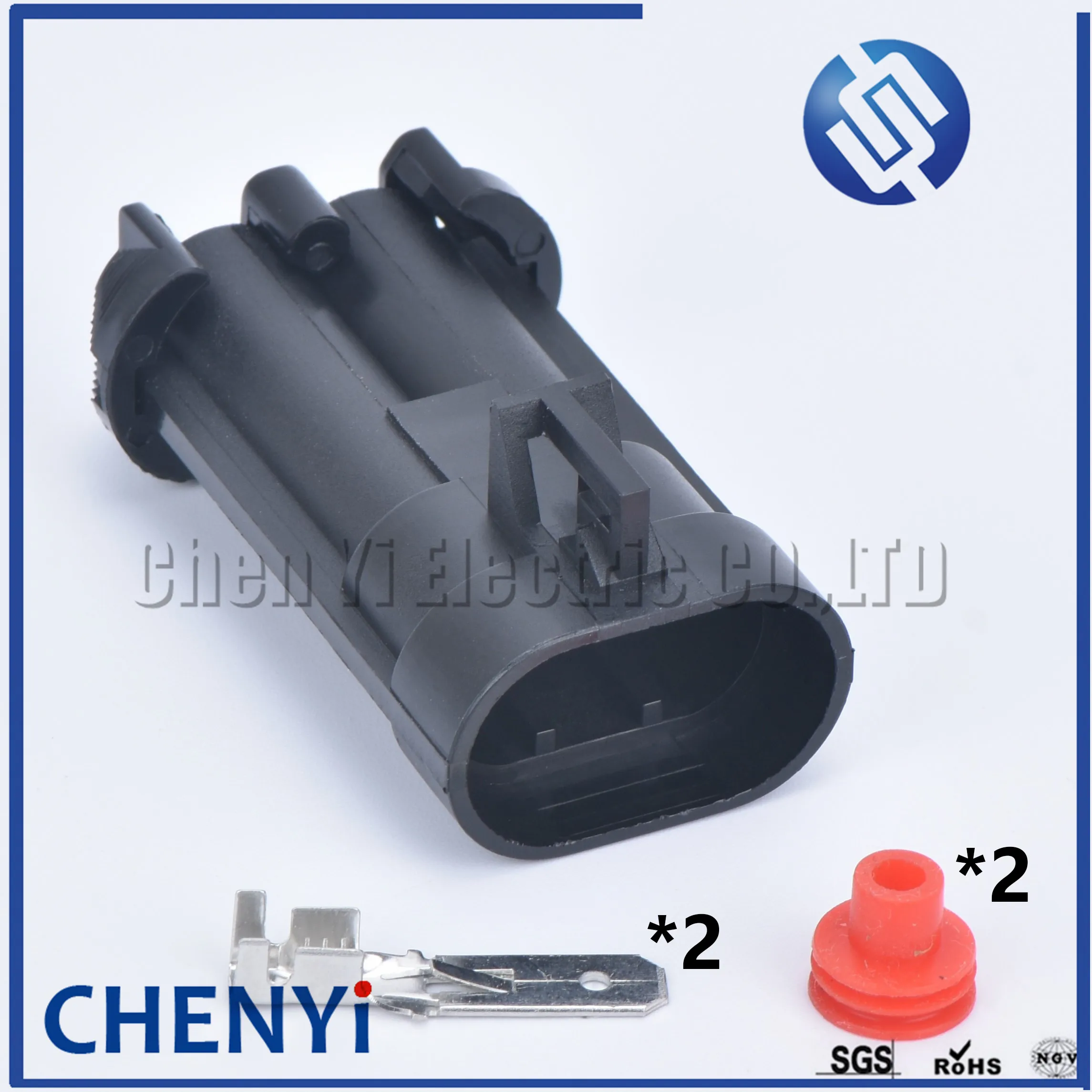 1 set 2 Pin Female or Male Connector 15363990 15363993 15344054 For Ford Mazda Water Tank Fan Radiator Plug Map Sensor