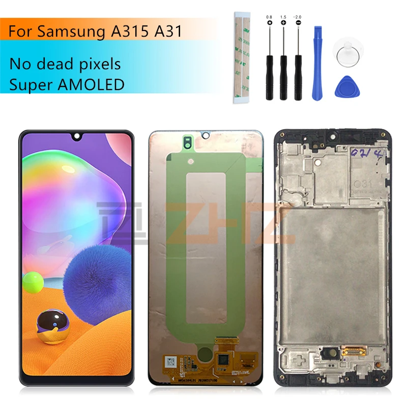 

AMOLDE For Samsung Galaxy A315 LCD Display A31 Touch Screen Digitizer Assembly SM-A315F/DS replacement Repair parts 6.4"