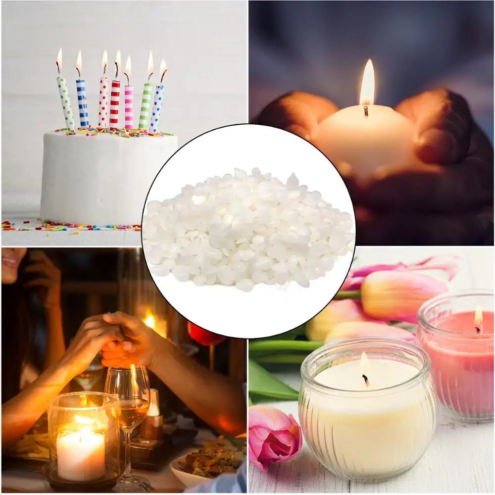200g Paraffin Candle Wax Pellets for Making Candle Handmade Gift Candle Waxing Raw Material Supplies