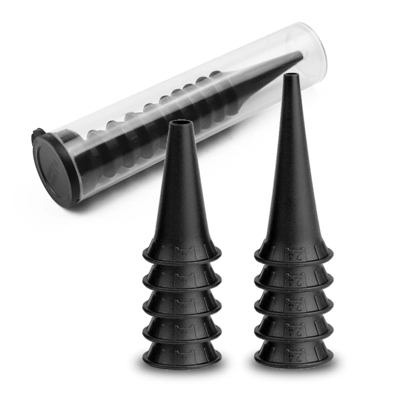 10 Units Adult Child Reusable Medical Speculum Replacement Accessory Disposable Nozzle Ear Care Otoscope Funnel Cone Specula Tip