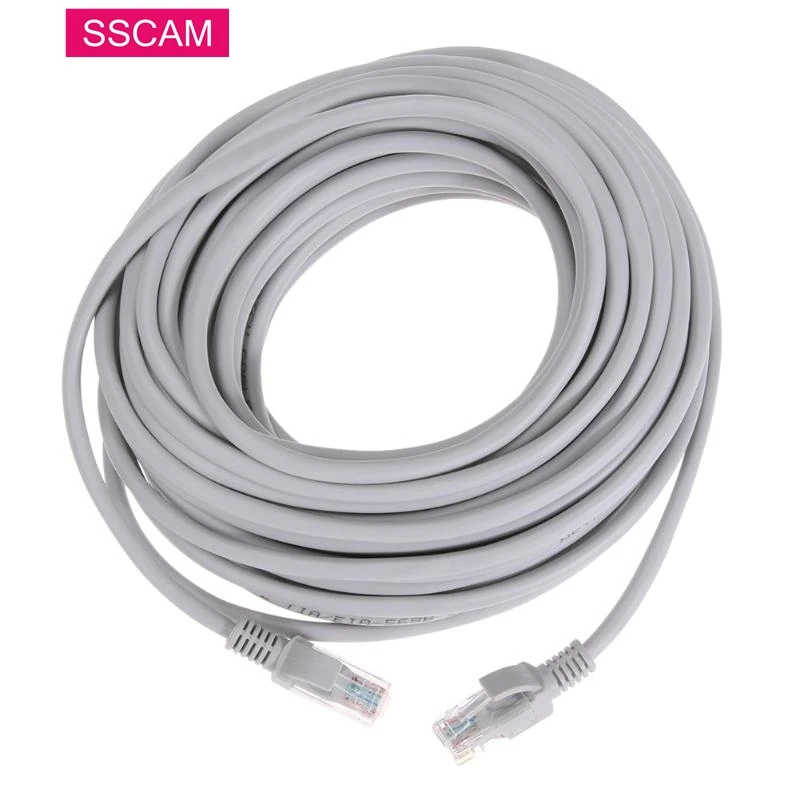 عالية السرعة Cat5 RJ45 شبكة كابل شبكة محلية إيثرنت جهاز كمبيوتر شخصي راوتر أسلاك كابلات 1M/3M/5M/10M/20M/30M/40M ل POE IP كاميرا