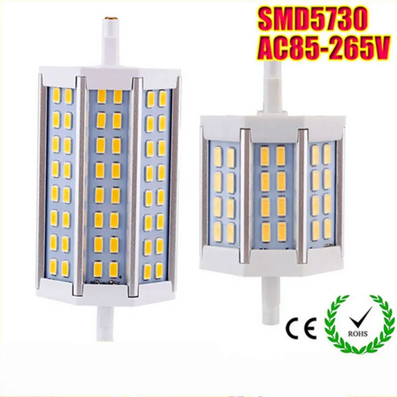 R7S LED 118mm 78mm 135mm 189mm 10W 20W 25W 30W 118mm dimmable led Bulb R7S light J118 lamp with fan AC110-240V 220V 230V 240V