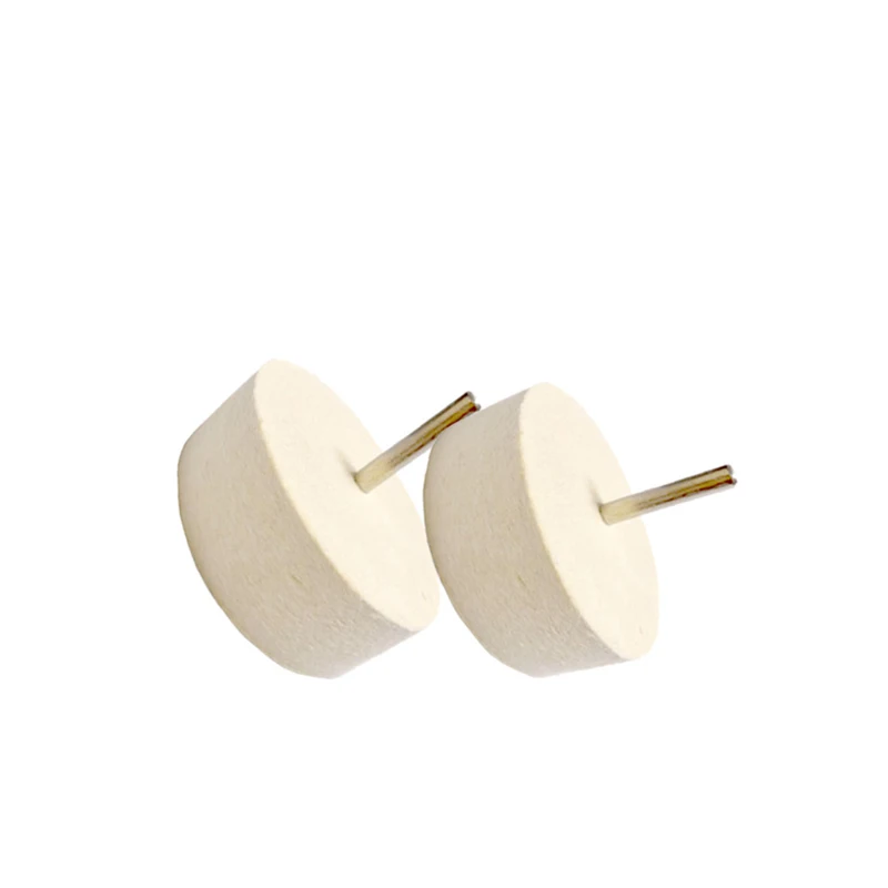 75*30mm Wool Grinding Head with Handle Nail Polishing Sanding Wool Felt Wheel Polishing Grinding Head