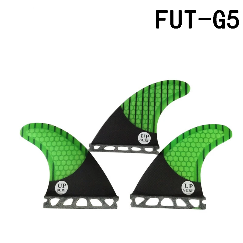 Surfboard Fins M Tri Fins UPSUR FUTURE Performance 3 Fins Thruster Honeycomb Surf Fins Single Tabs Base Fins Set