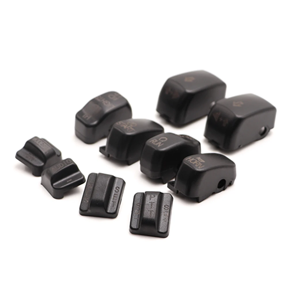 Black Chrome Hand Controls Housing Switch Cover Button Cap Kit For Harley Softail Dyna Road King Heritage Tour Glide - Image 5