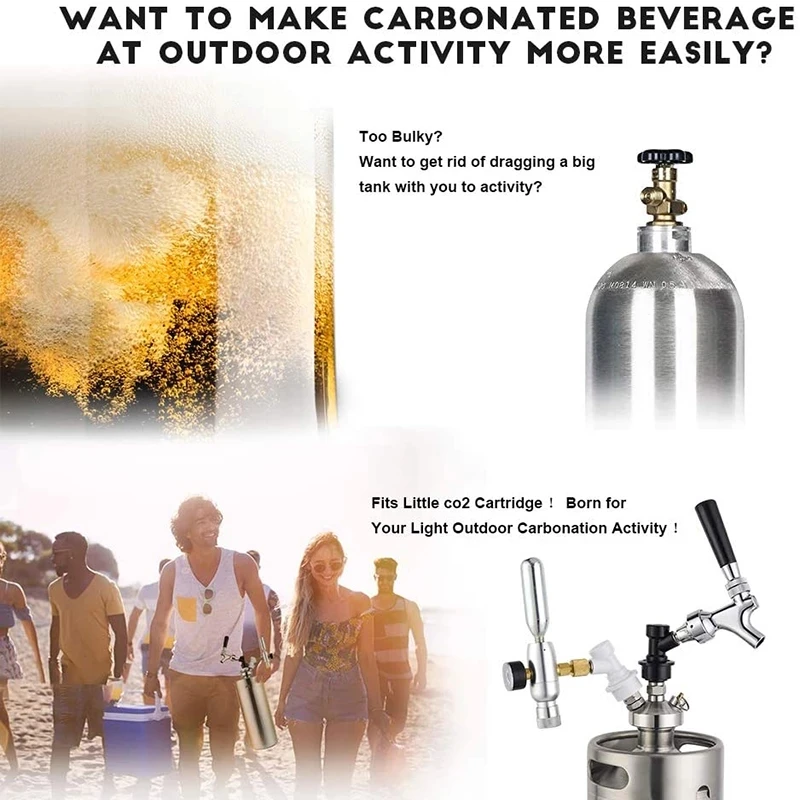 Homebrew Regulated CO2 Charger kit ,7/16\