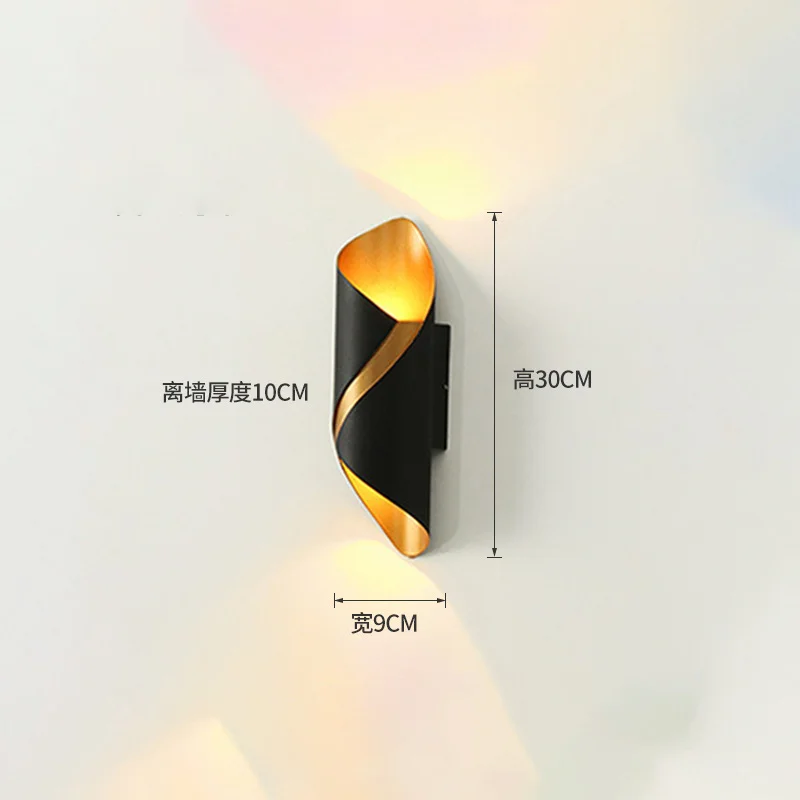 Roukeymi Led Wall Lamp Decoracion Terraza Exterior Hotel Bedroom Sconce Lamp Corridor Creative Luxury Porch lights Balkon image 5