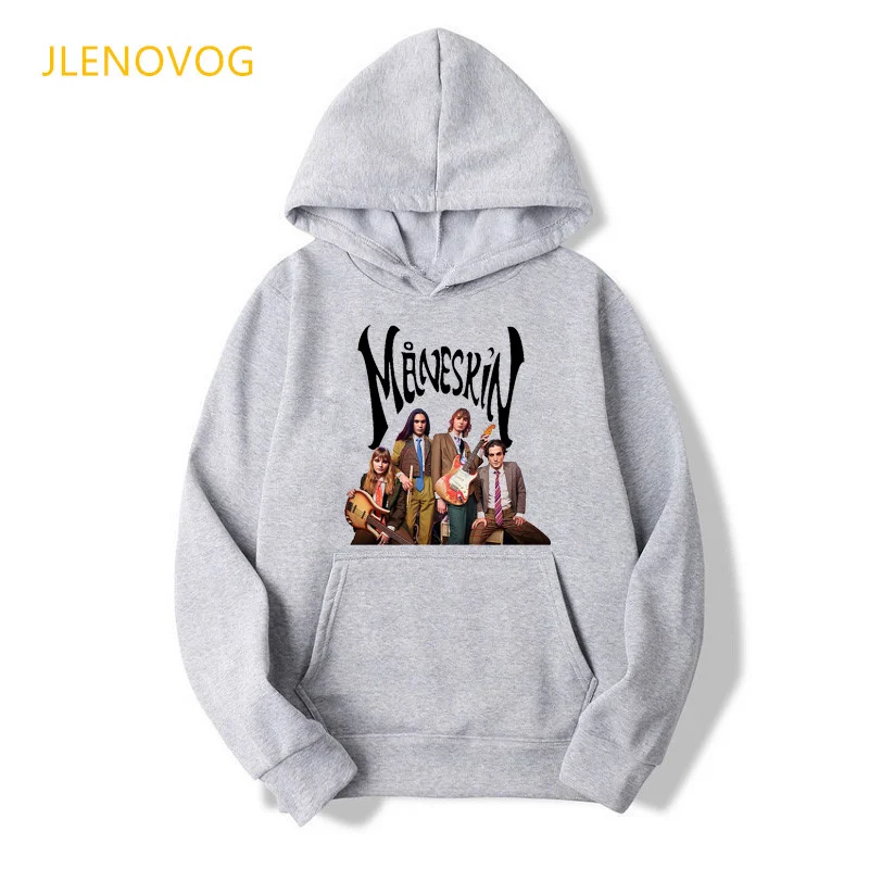 

New Arrival 2022 MåNeskin Graphic Print Hoodies Women /Men Damiano David Maneskin Eurovision Sweatshirt Cool Unisex Clothing