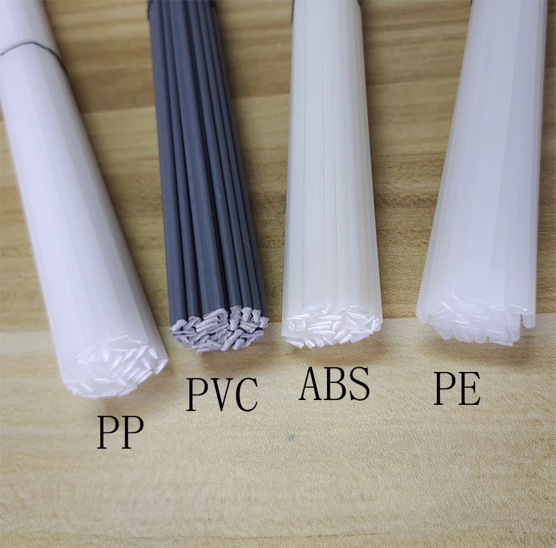 Imagem -02 - Hastes de Solda Plástica para Soldador Plástico Solda Rod Sticks Eletrodo para Ferramenta de Soldador 200 mm Pvc Abs pp pe 40 Pcs