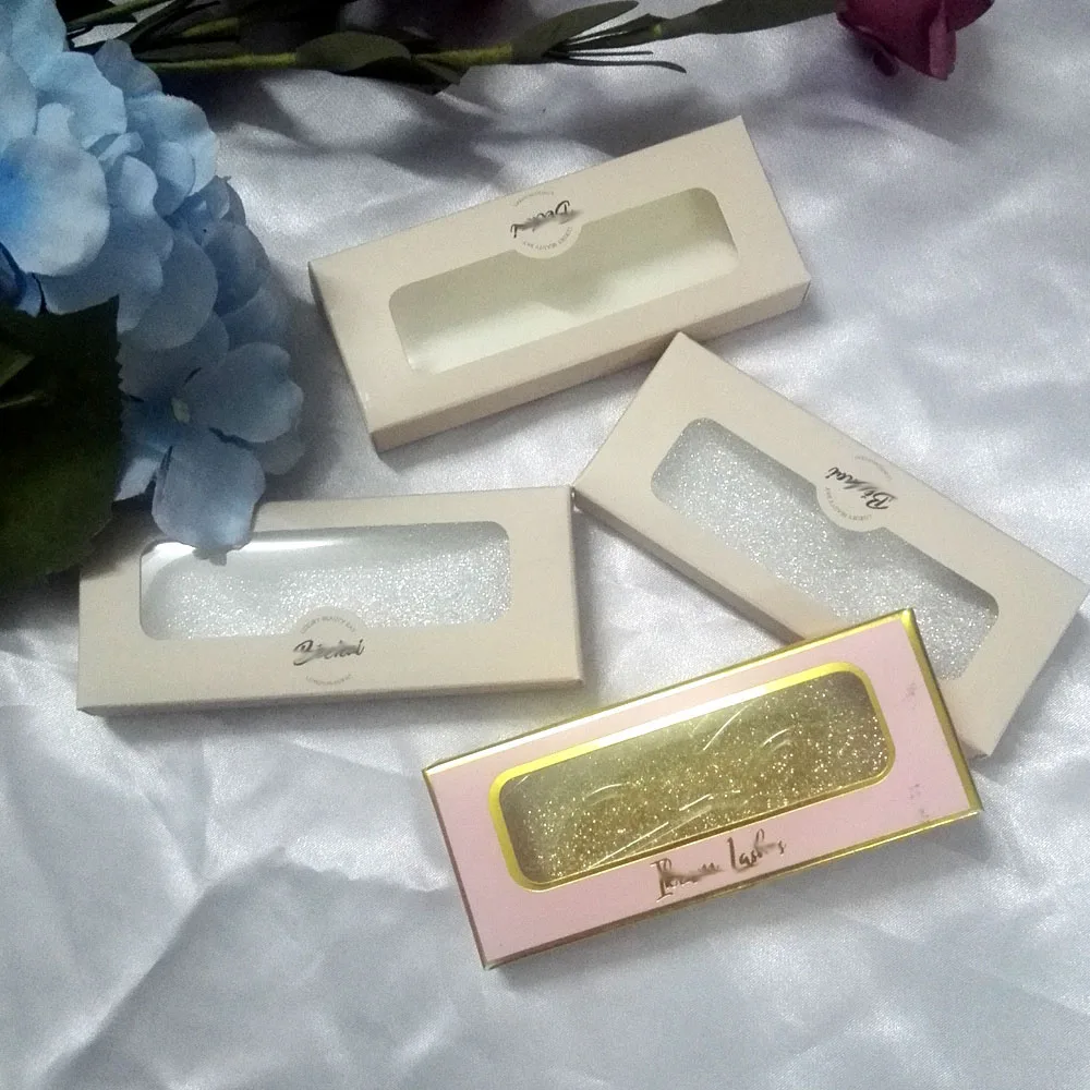 500pcs Customized Eyelashes Boxes Supplies Eyelash Wholesale Eyelashes Makeup Eye Lashes Packaging Box Contact Us For Details