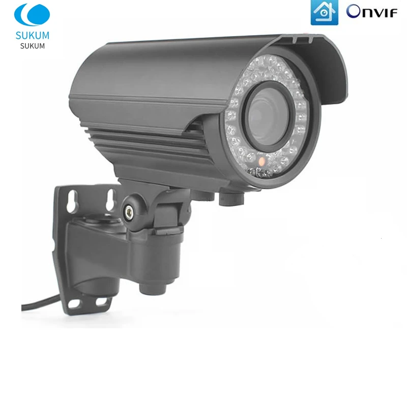 

1080P Outdoor Bullet IP Camera Waterproof CCTV 4X Manual Zoom 2.8-12mm lens HD Security IP Camera 2MP