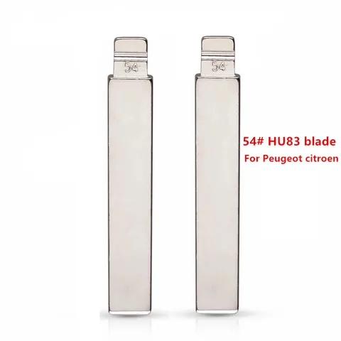 Набор Из 10 Штук 54 #   Металлический Складной Ключ-заготовка HU83 Для Peugeot 407 Citroen