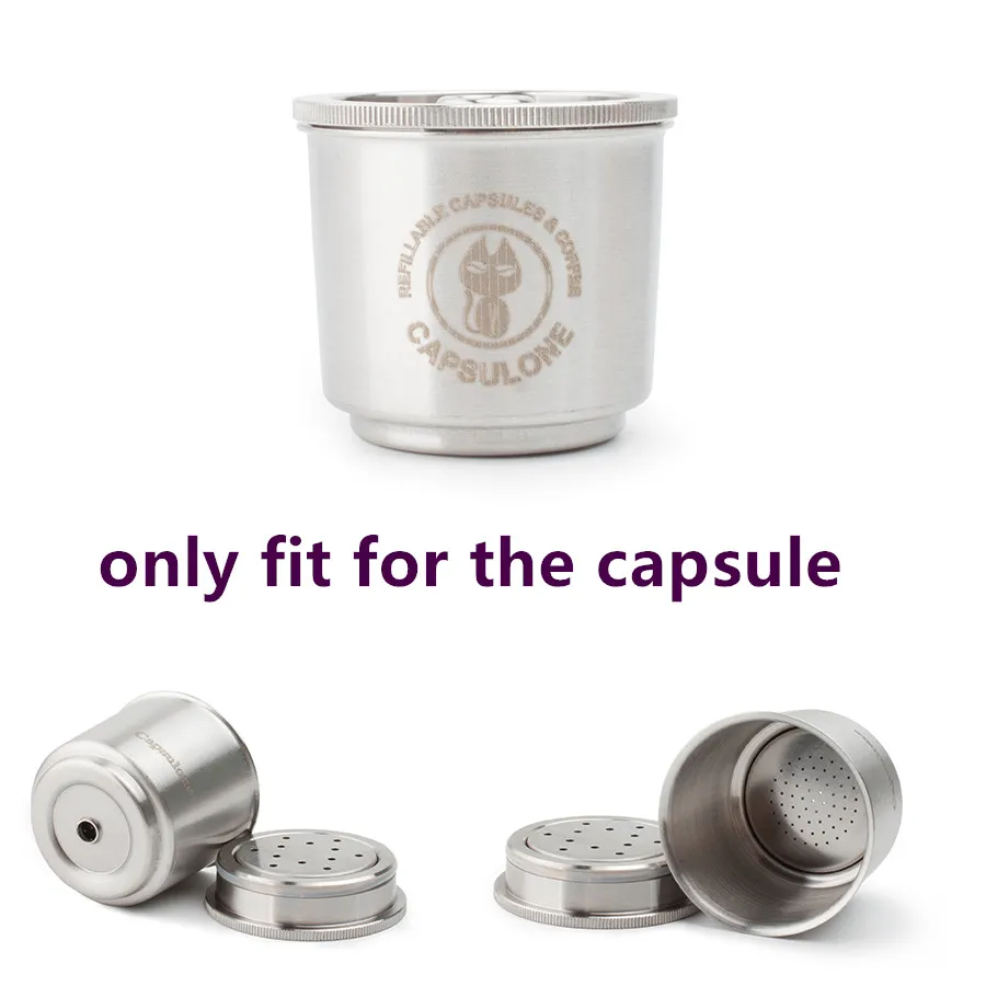 stainless steel capsule tamper and filling ring fit for Capsulone illy coffee machine pod capsule