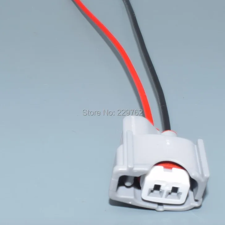 2 Pin 2.2mm Fuel Injector Connector Plug Pigtail 6189-0611 90980-11875 Female Male Wiring Harness for Toyota Honda Corolla