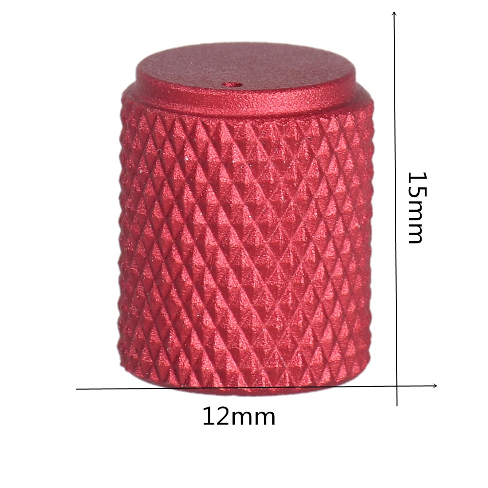 Aluminum Knobs Sand Blast Knurling Knob Solid Machined Metal Knob Potentiometer Knobs Volume Audio Adjustment Knob