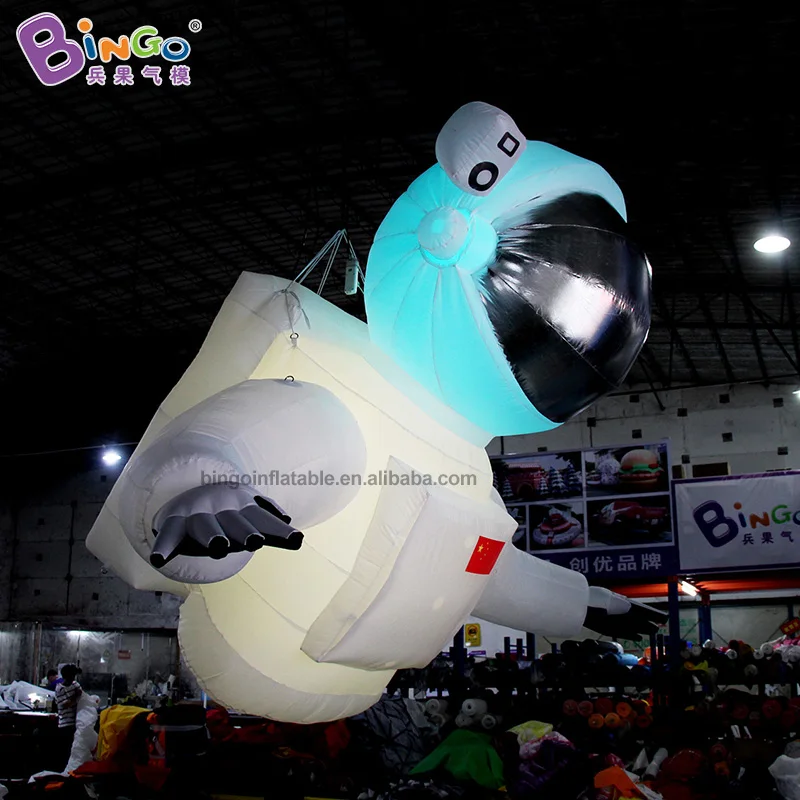 

GuangZhou 2.5m Inflatable Astronaut for Planetarium or Stage Decoration / Ceiling Hanging Astronaut Balloon for Display Toys