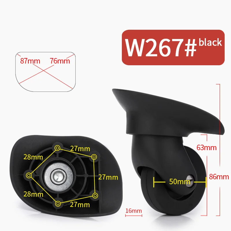 The Fine-tuned Old Wheels Parts Of The Suitcase Will Be Replaced By The New High-quality Luggage Universal Wheels Accessories