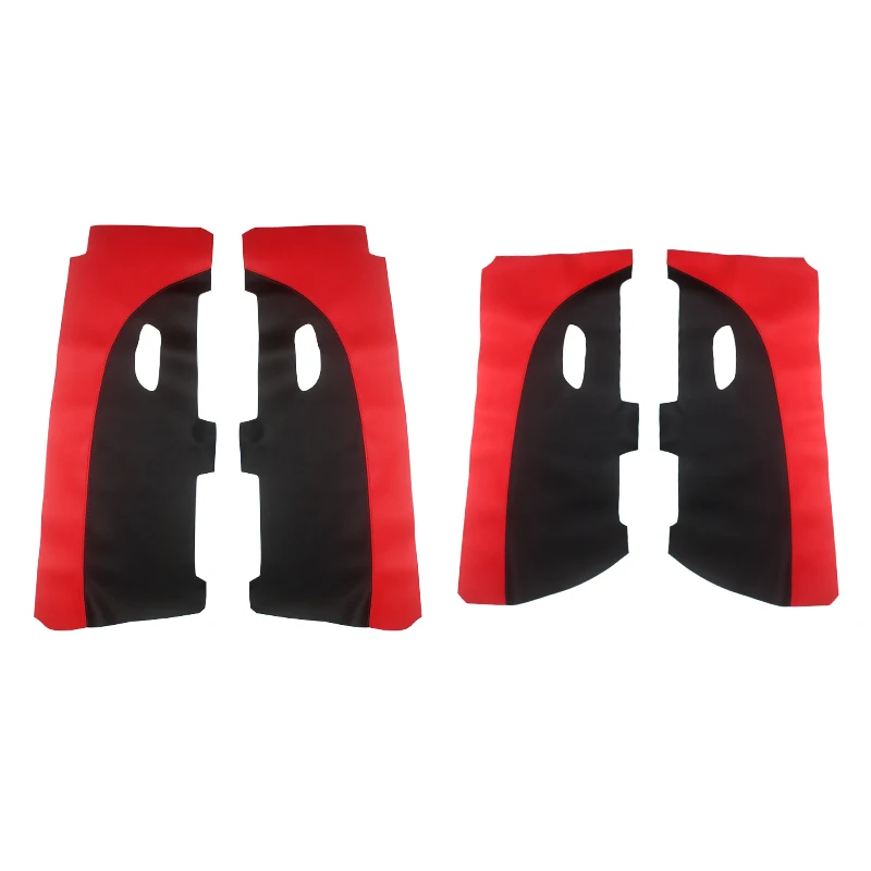 Soft Leather Door Panel Cover For Honda XRV Vezel H-RV 2019-2022 Car-Styling Inner Door Armrest Panel Skin Cover Sticker Trim