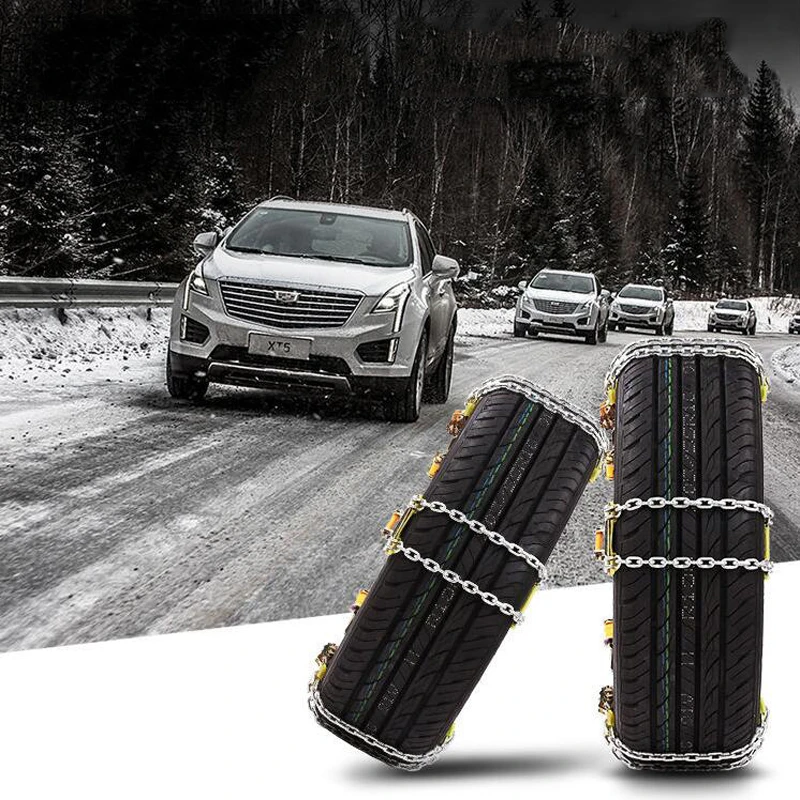 Steel truck car snow chain wear-resistant and durable snow chain is suitable for skid balance of snow and mud