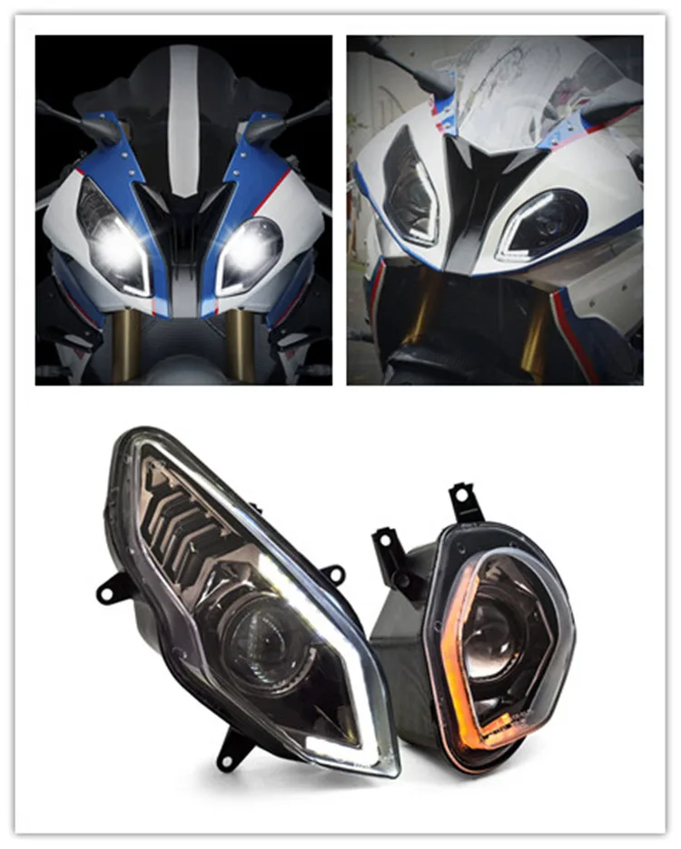 E-MARK Approval KT Full LED Headlight for BMW S1000RR S1000 RR 2015-2018 Front Lighting Motorcycle Light Assembly Accessories 17