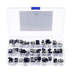 Kit surtido de transistores de piezas a-150, paquete B772, D882, BD139, BD140, C106, D669, B649, D237, D238, 126, BD136, BD235, BD438, BT134, 2P4M, 13003