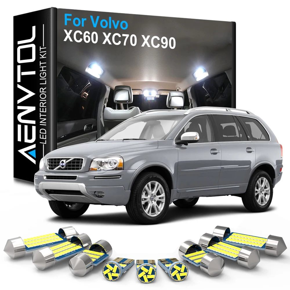 

AENVTOL Canbus For Volvo XC60 XC70 XC90 MK1 2 I 2003 2004 2005 2006 2007 2009 2011 2013 2015 2016 Accessories Interior Light LED