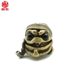 EDC Tools Frog Lanyard Bead Paracord Brass Knife Bead Keychain Accessory Pendant