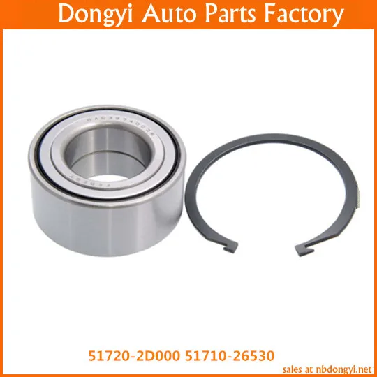 

2 PCS/SET high quality wheel hub bearing for 51720-2D000 51710-26530