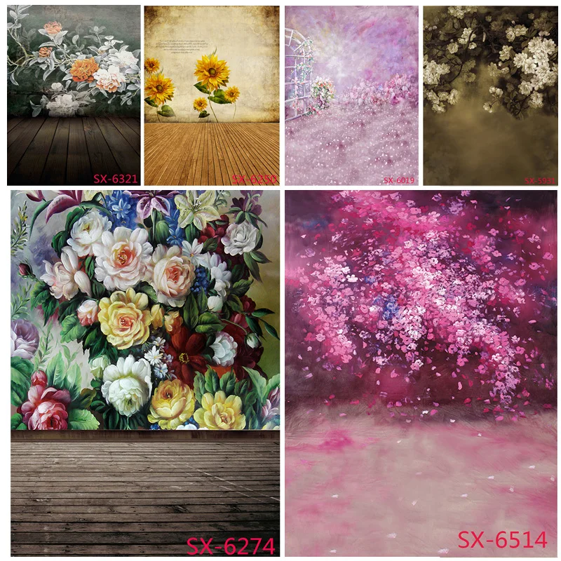 Vinyl Chinese Style Flower Themed Photography Backdrops Prop Vintage Portrait Photo Studio Background  2157 YXFL-88