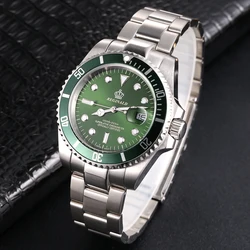 Fashion Reginald Crown Top Brand Quartz Male Watch Business Casual Men's Steel Calendar Japan Waterproof Hight Wrist Watches