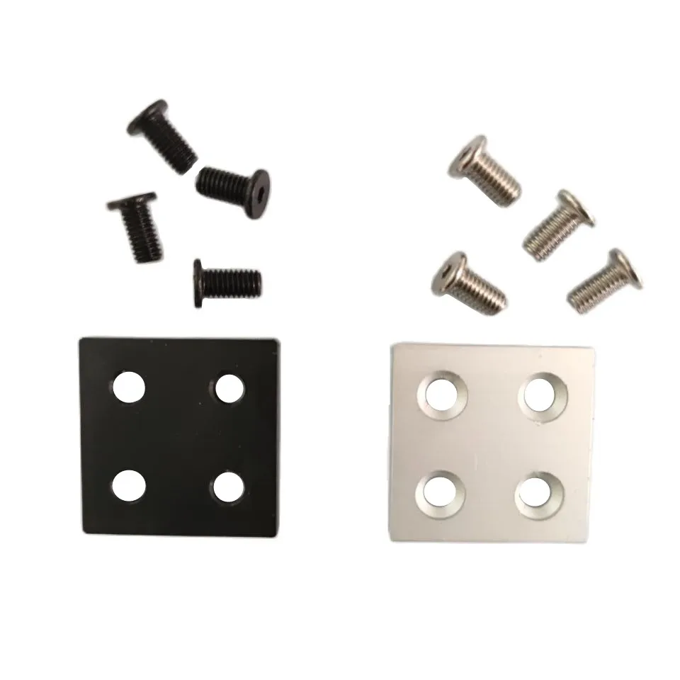 4 Bộ Nhôm 4040 Hồ Sơ Cấp Ốp Nắp Đĩa Với 4 Lỗ 4040 EU Nhôm Hồ Sơ Phụ Kiện Với 4 ốc Vít