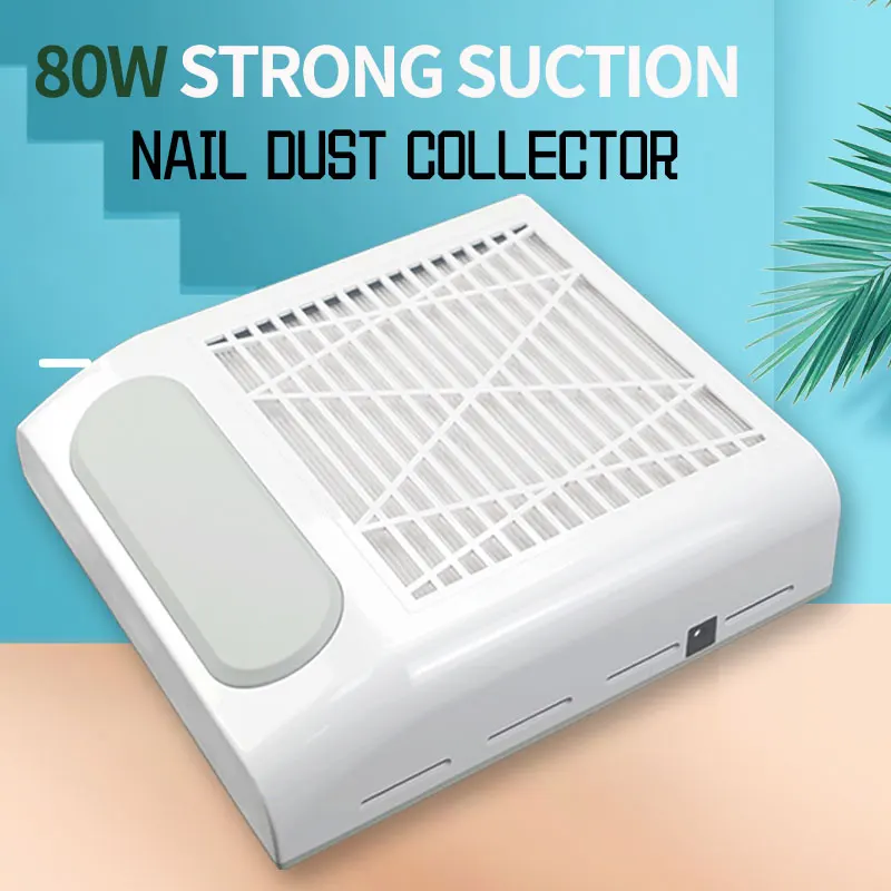 Nail Suction Dust Collector Strong Power Vacuum Cleaner For Manicure Professional Nail Art Tool Vacuum Cleaner For Nail